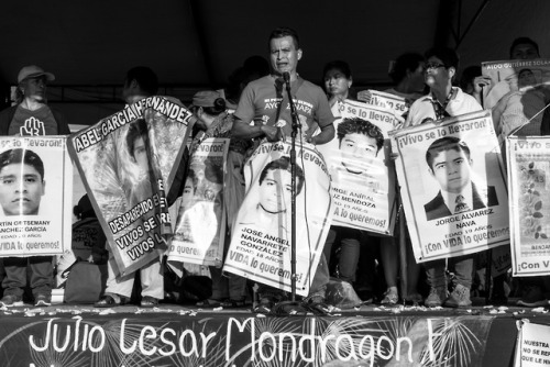 Marcha por los 5 años de la desaparición de los 43 estudiantes de la Escuela Normal Ru