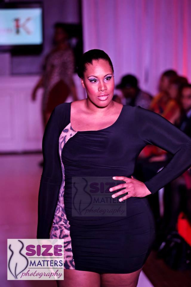planetofthickbeautifulwomen:   Claudia @The Face The Sweet Fashion Show 2014 