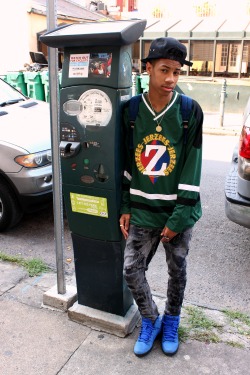 blackfashion:  Josh , 16.   Omg he&rsquo;s hot In he have swag
