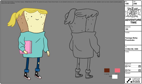 selected model sheets from The Diarylead character & prop designer - Matt Forsythecharacter & prop designers - Joy Ang & Michael DeForgecharacter & prop design clean-up - Alex Camposart director - Nick Jenningscolor stylist - Catherine