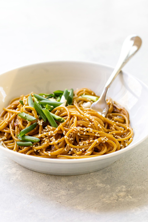 Easy Sesame Noodles for One