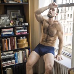 mrteenbear:  Lazy Sunday with @matthewstephenherrick.  #lazyday #sunday #sun #window #instagram #instagood #photo #photography #fashion #underwear #underwearmodel #gap #chelsea #nyc #muscle #musclemodel #bodybuilding #bodypositive #blueshorts #abs #pecs