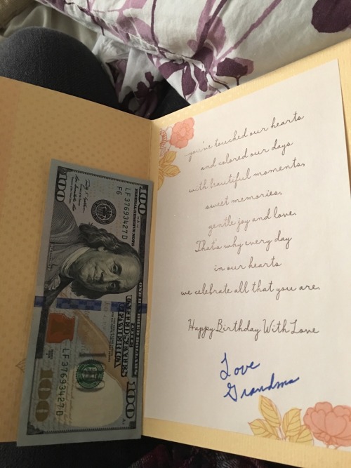 yang-branwen: candyghosties: I just found this card from who knows how long ago and it had $100 in i