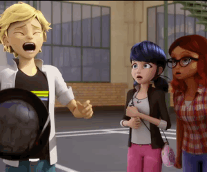 Miraculous Ladybug Adrien Behaving Like Chat Noir Outside Of Costume