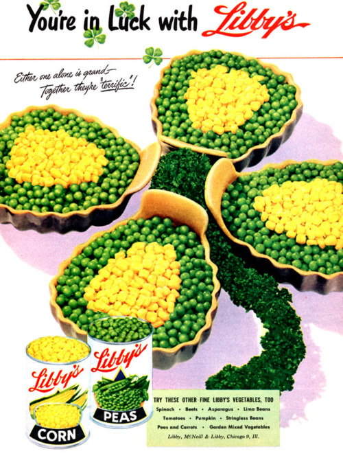 “You’re in luck with Libby’s”Libby’s canned vegetables