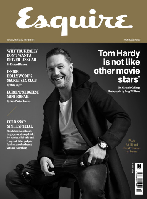 Sex tomhardyvariations:  UK Esquire January/February pictures