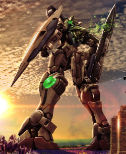 absolutelyapsalus: Gundam of the Day! ガンダムエクシア by ひろぽん♪ [Personal &amp; Twitter] 