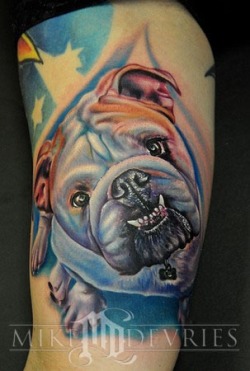 Mike Devries bully tattoo