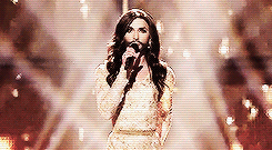 kaeandlucy:  kaniehtiio:  have you accepted conchita wurst as your lord and saviour?   Incredible!  She’s fabulous. And fuck those neanderthal politicians who tried to ban her from the competition. 