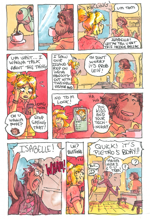 violainebriat:first 10 pages of my Tom Nook x Redd gijinka animal crossing fancomic :3all the pages 