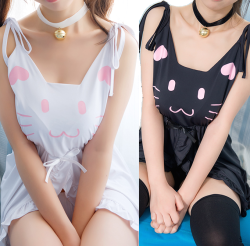 (via Cat String Nightgown · Pocket Tokyo · Online Store Powered by Storenvy) 