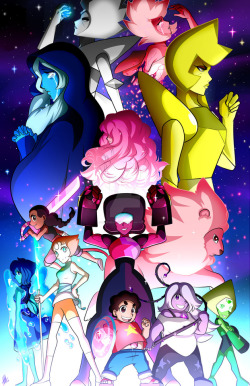 smudgeandfrank:  We are the crystal gems~!WOOHOO!!! I finally got around to making a Steven Universe print! And it’s going to be with me at Denver Comic Con June 30-July 2! If you’re going to be at DCC 2017 come to table R08 to get your own print!