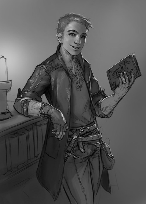 A charming warlock for this week’s Patreon sketchpoll :)