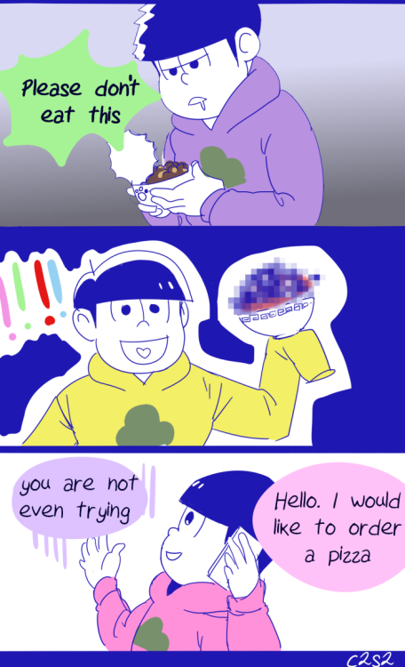 c2s2:each Matsu being responsible for making dinner