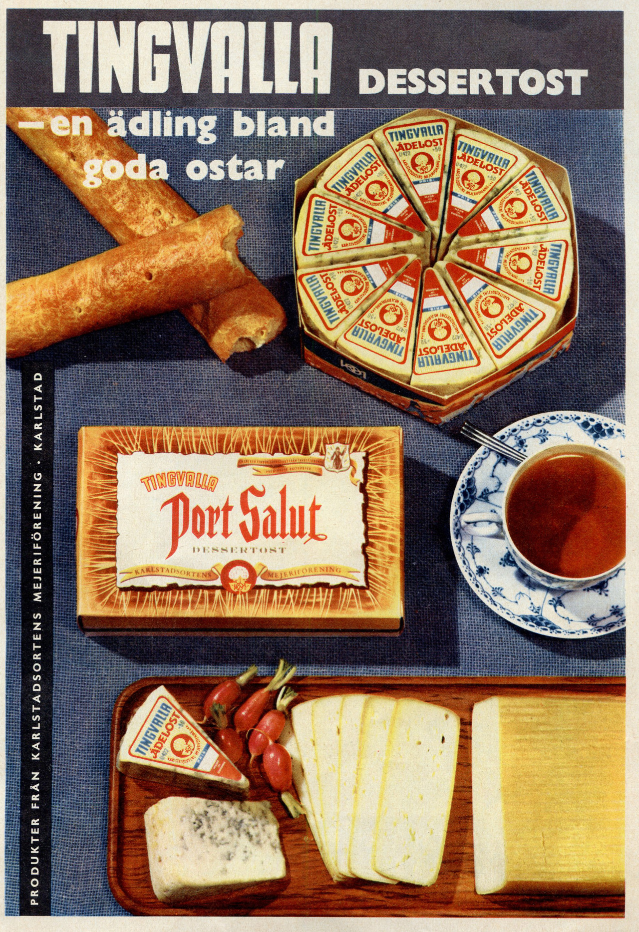 Dessert cheese? I’ll stick with Hostess Havarti Ding Dongs.Femina (Swedish womans magazine)   May, 7th 1959 #vintage ad#vintage ads#advertising#advertisment#cheese#desserts#1959#1950s#1950s ad#1950s#1950s ad#swedish ad#swedish#sweden#funny#humor#humour