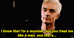 As an actor, right away I played an attraction to Buffy, even though Spike was fully in love with Dr