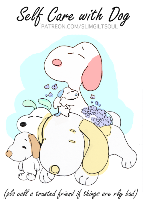 slimgiltsoul:slimgiltsoul:☆ SELF CARE WITH DOG zine is free to download here! ☆(press the zip icon i