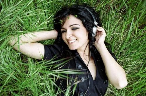 I shot this in my kitchen.  #girl #woman #grass #green #happy #music #film #kodak #filmisnotdead #an