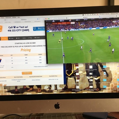 SEMI-FINALS!! ⚽️⚽️⚽️⚽️ Multitasking watching the game and preparing for the big move. . . . . #barca