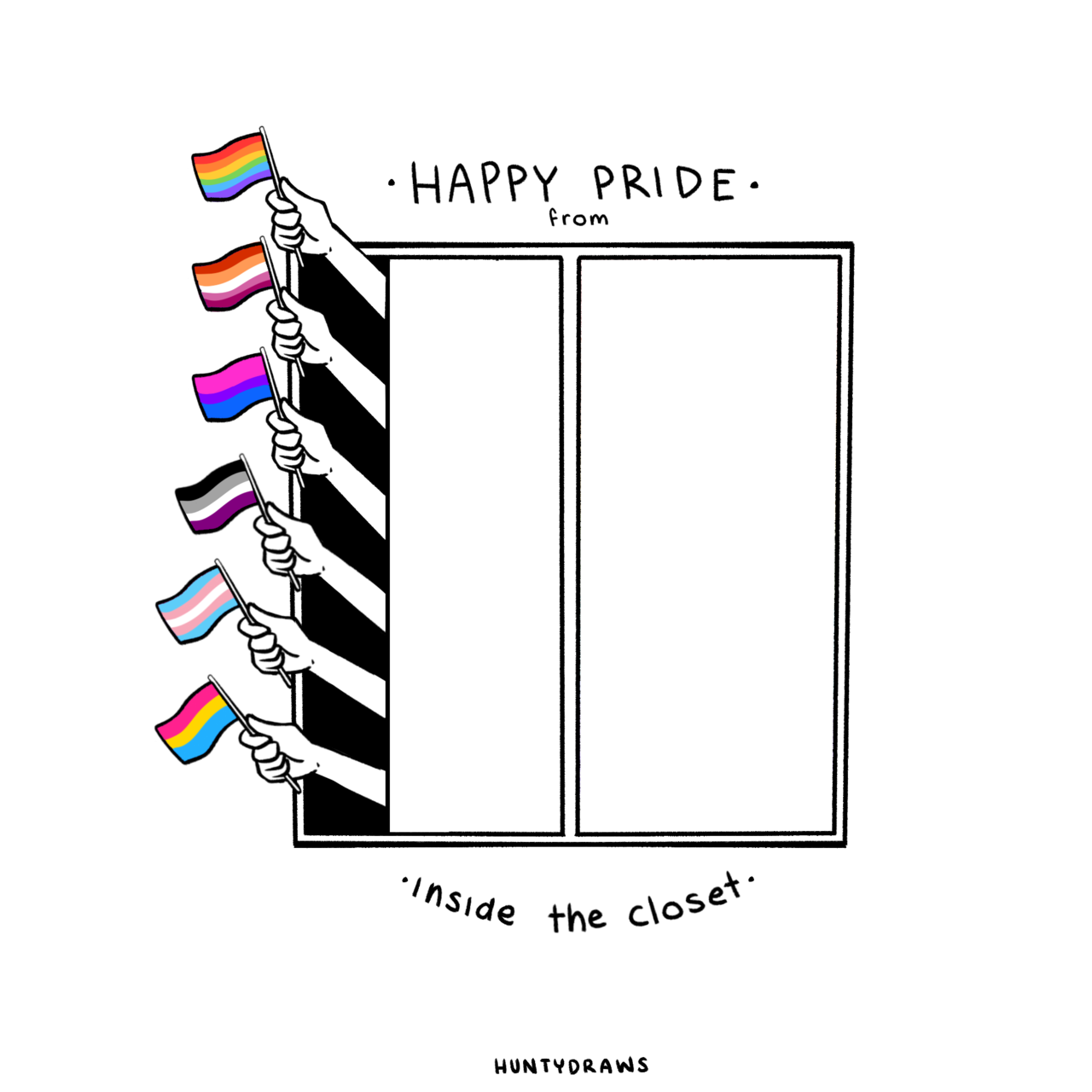 prideknights:huntydraws:For whatever reason you’re in the closet, you deserve to