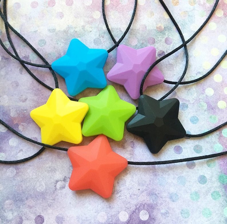 Munchables Butterfly Sensory Chew Necklace for Adults or Kids - Chewy –  EveryMarket