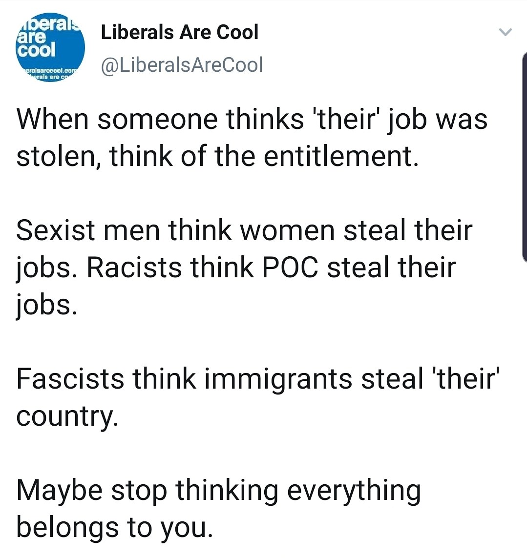 liberalsarecool: The entitlement of racists and misogynists.  