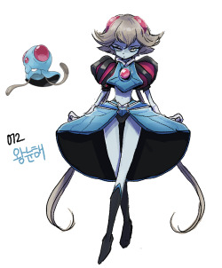 yveltal:  yveltal:tamtamdi:​Tentacool -Tentacruel    Tentacruel looks so fucking pretty! This is my favorite gijinka ever!  I’m still not over this….