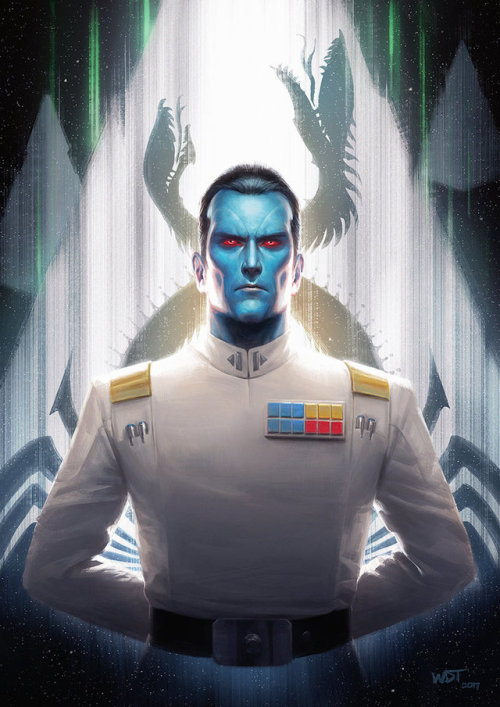 lordganondorfdragmire:ravenhull:Thrawn by wraithdt Fanart by one of the artist who does cover art fo