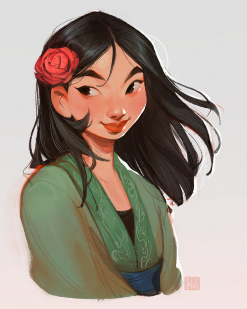 it’s mulan! i’m in a disney princess sorta mood these days, who should i do next?