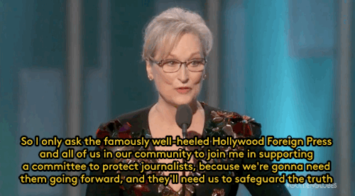 refinery29: Meryl Streep’s Lifetime Achievement award speech hit all the high notes. Gifs: Golden Gl