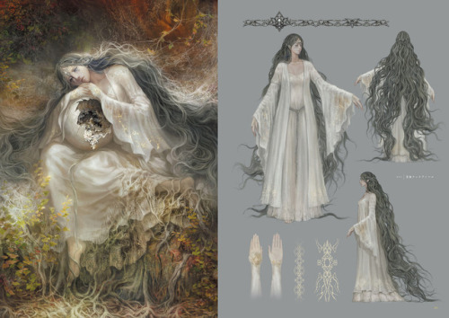 twyrine: shira, knight of filianore + princess filianore — dark souls iii design works