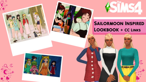 Sailormoon Inspired LookbookI love the 90′s fashionCC Links in the description HERE