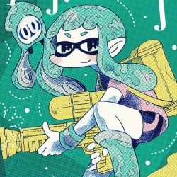 mobcre:  カラーイカ  #Splatoon  #illustration