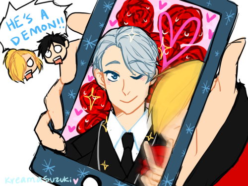 yaoionice:  princeorcachan:  victor is that friend that looks good in every picture  I’m crying this is perfection lmao 