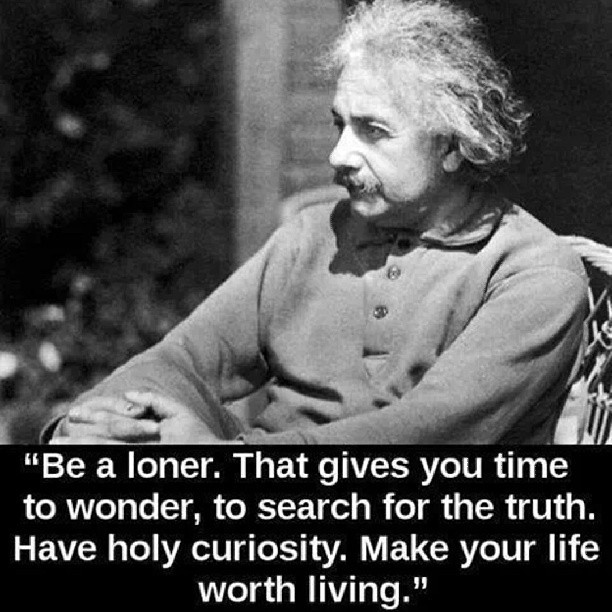 brittanyboomboom:  #alert #Einstein #loner #think #question #creative #genius