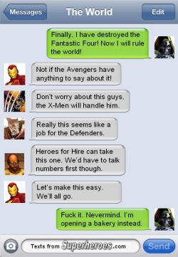 textsfromsuperheroes:The Best of the Fantastic