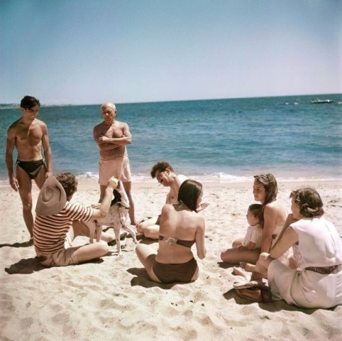 Pablo Picasso, Vallauris - august 15,  1948  Ph. Robert Capa