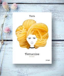 sixpenceee:  Cleverly created pasta box designs