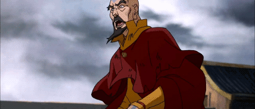 otterbender: “I will never let you get to Korra.” “You’ve got to get out