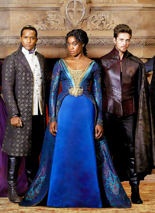 dailystillstarcrossed: Prince Escalus, Rosaline Capulet, and Benvolio Montague in Still Star-Crossed