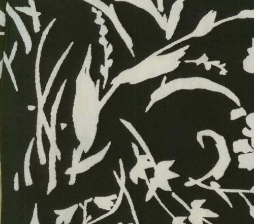 Winter Kimono. Early Showa period (1927-1940), Japan.  The Kimono Gallery.  A chirimen (cr