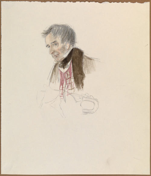 tonyhopkins:Queen Victoria’s sketches of Lord Melbourne c. 1837-1839