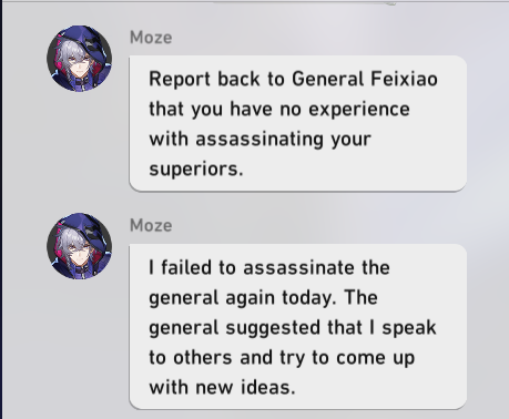 Moze: Have You Ever Tried To Assassinate Your Superior On The Astral Express Before?Trailblazer: Who