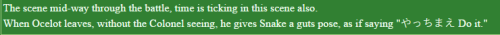 mathsisgoodyeah:  so i was reading that mgs3 commentary thing when i saw the “do it” shit and then this happened 