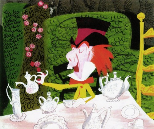 Alice in Wonderland concept art by Mary Blair