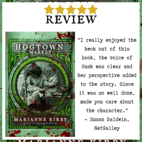  Check out this five-star review of Marianne Kirby’s Historical Fantasy horror Hogtown Market 