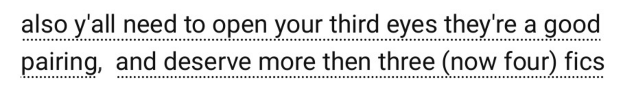 ao3tagoftheday:  [Image Description: Tag reading “also y'all need to open your