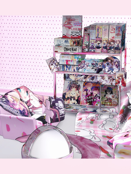 Galgame Shelves And Sofas