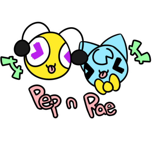 Another Art Piece With Smol Bean Pep And My Friend Luvimalens Fancy Cat Rae!! (by The Way Check Out Luvimalens