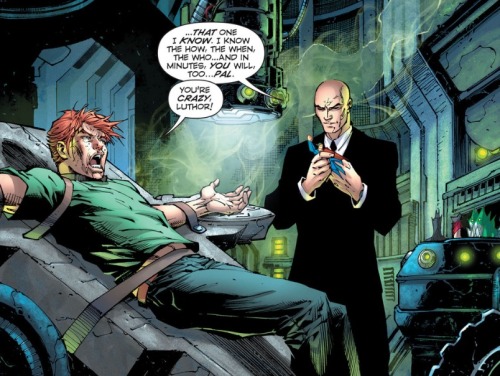 onlyincomics:Lex Luthor speculates on the how the world’s finest superheroes will die- Superman Unch